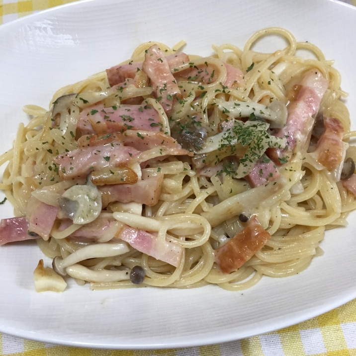 市販のホワイトソース使用のクリームパスタ レシピ 作り方 By Piano 楽天レシピ